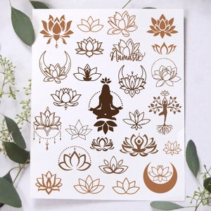Lotus Blume, Meditation, SVG, Lotus SVG Bundle, spirituelle svg, Chakren SVG, Clipart Meditation, Girl Power, geschnitten Datei, PNG, Cricut Dateien.