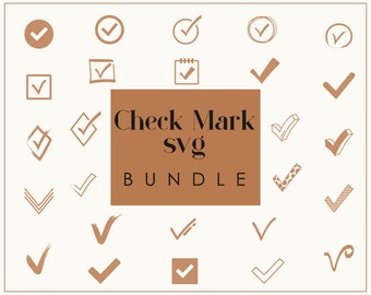 Check Box Pattern Svg Check Mark Svg Bundle, Check Box Svg, Checklist Svg, Hand Drawn Check ...