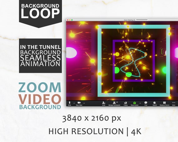 Animated Background Video Seamlessly Loop in Zoom VJ Loop - Etsy