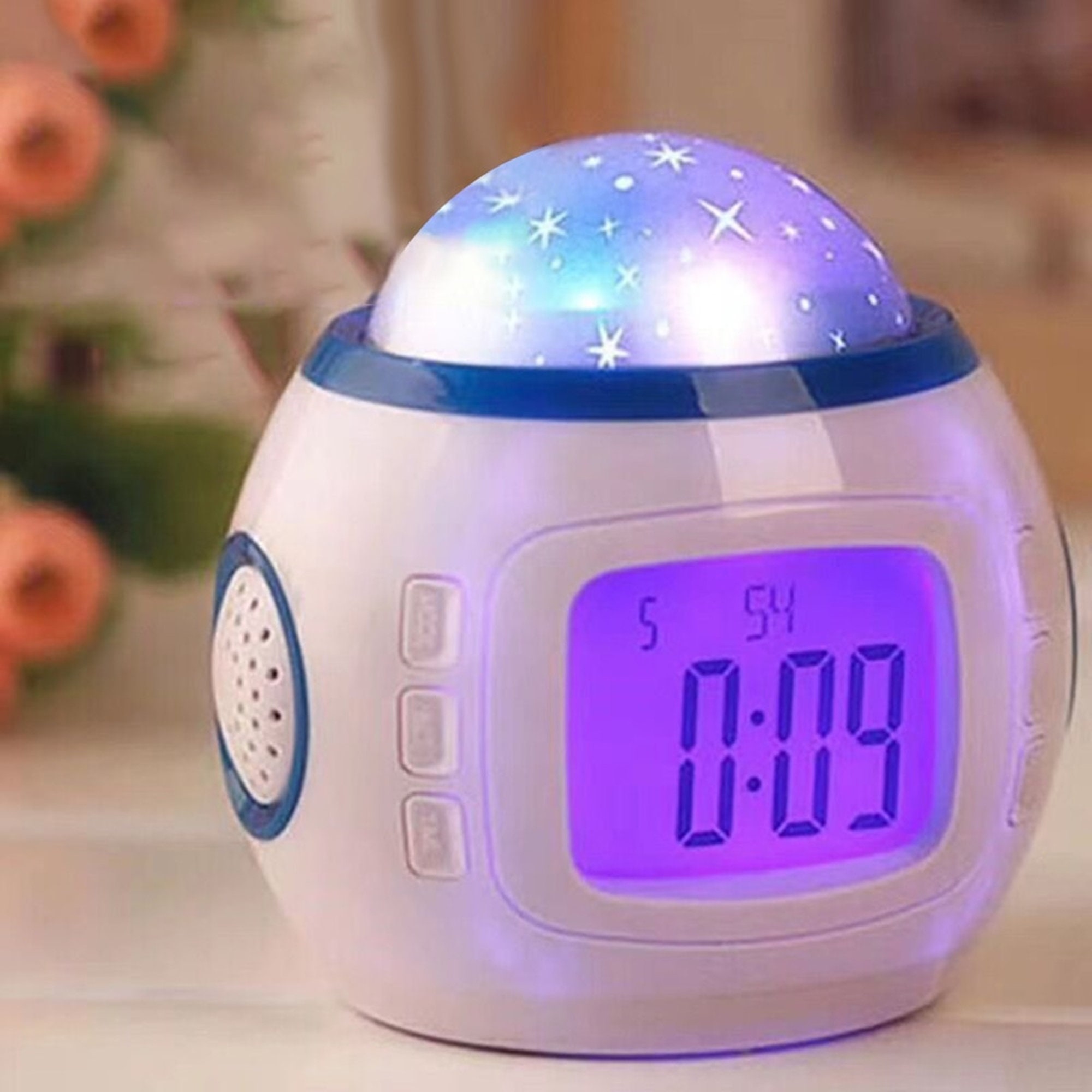 Unique Alarm Clock Children Baby Room Music Starry Sky Etsy