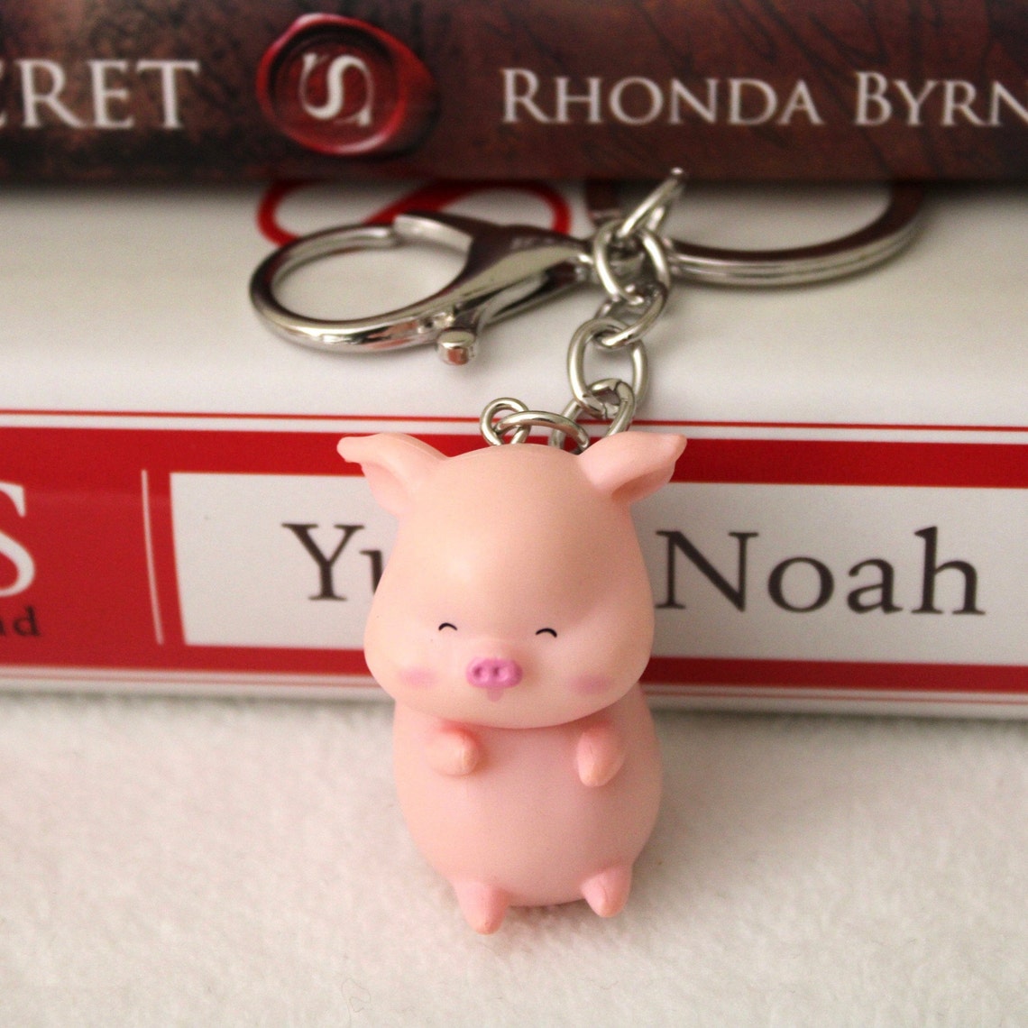 Cute Key Chains Pig Figure Key Chain Pig Lover Gift Mini Etsy