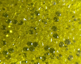 Fluorescent Yellow (Yttrium Aluminum Garnet) Ce:YAG - 2mm  Round Cut