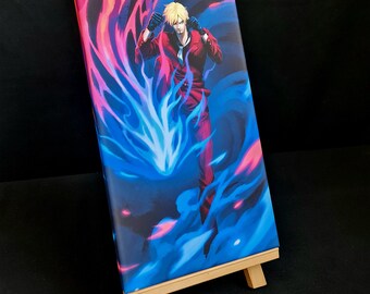 Anime geïnspireerd origineel Pirate King Crew Cook ontwerp canvas muur kunst cadeau interieur print kunst klaar om op te hangen - anime fanart