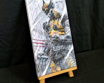 Marvel DC Comic Book geïnspireerd origineel Super Claws Hero ontwerp canvas muur kunst cadeau woondecoratie print klaar om op te hangen - Comic fanart