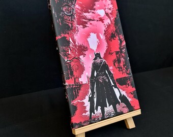 Gaming geïnspireerd origineel Blood Gothic Dark Warrior Hunter ontwerp canvas muur kunst cadeau interieur print kunst klaar om op te hangen - gaming fanart