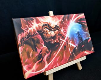 Film film bioscoop geïnspireerd fantasie avontuur wizard Balrog origineel ontwerp canvas muur kunst cadeau Home decor print klaar om op te hangen film fanart
