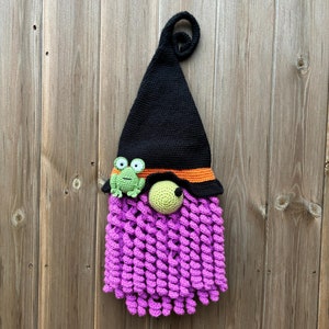 Crochet Witch,Halloween, Fall, gonk, gnome, wreath pattern, pdf, download