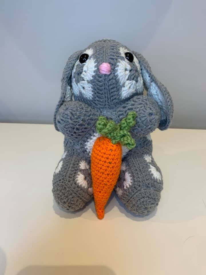 Rebecca the African Flower Rabbit Crochet Pattern Pdf - Etsy