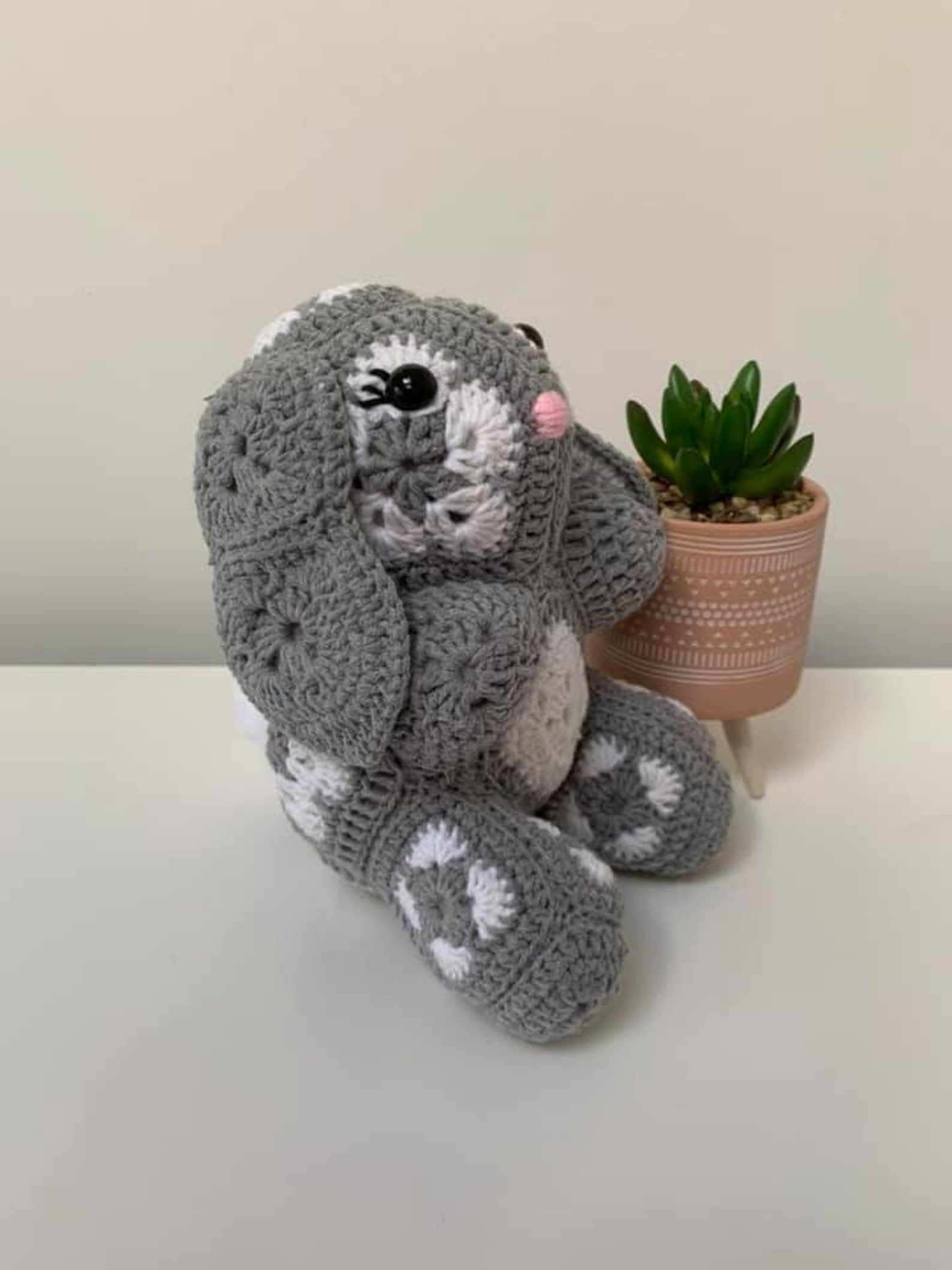 Rebecca the African Flower Rabbit Crochet Pattern Pdf - Etsy