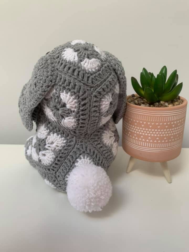 Rebecca the African Flower Rabbit Crochet Pattern,bunny, Pdf Pattern ...