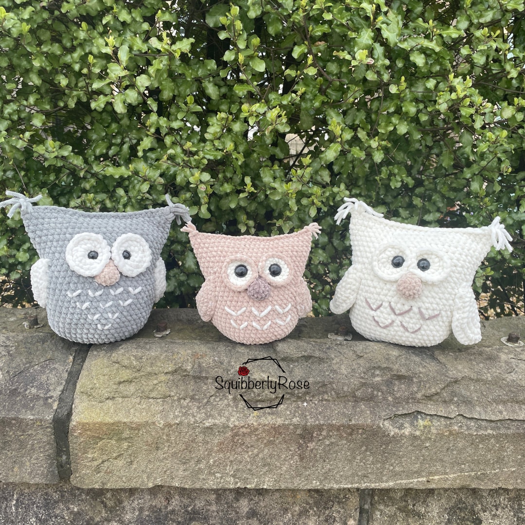 Otis the Owl, Amigurumi. PDF, Digital Download English Crochet Pattern
