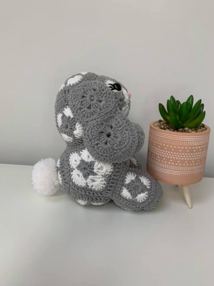 Rebecca the African Flower Rabbit Crochet Pattern Pdf - Etsy