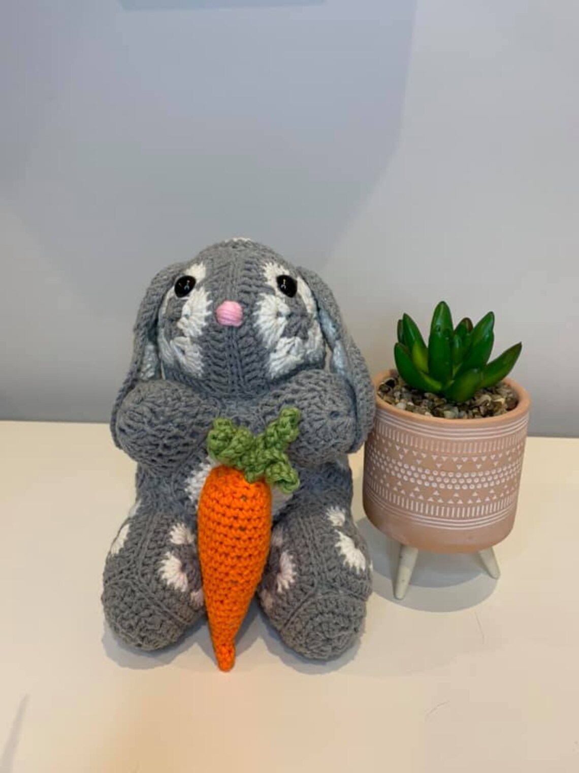Rebecca the African Flower Rabbit Crochet Pattern Pdf - Etsy