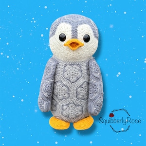 Perry The African Flower Penguin Crochet Pattern. Pdf, Digital Download