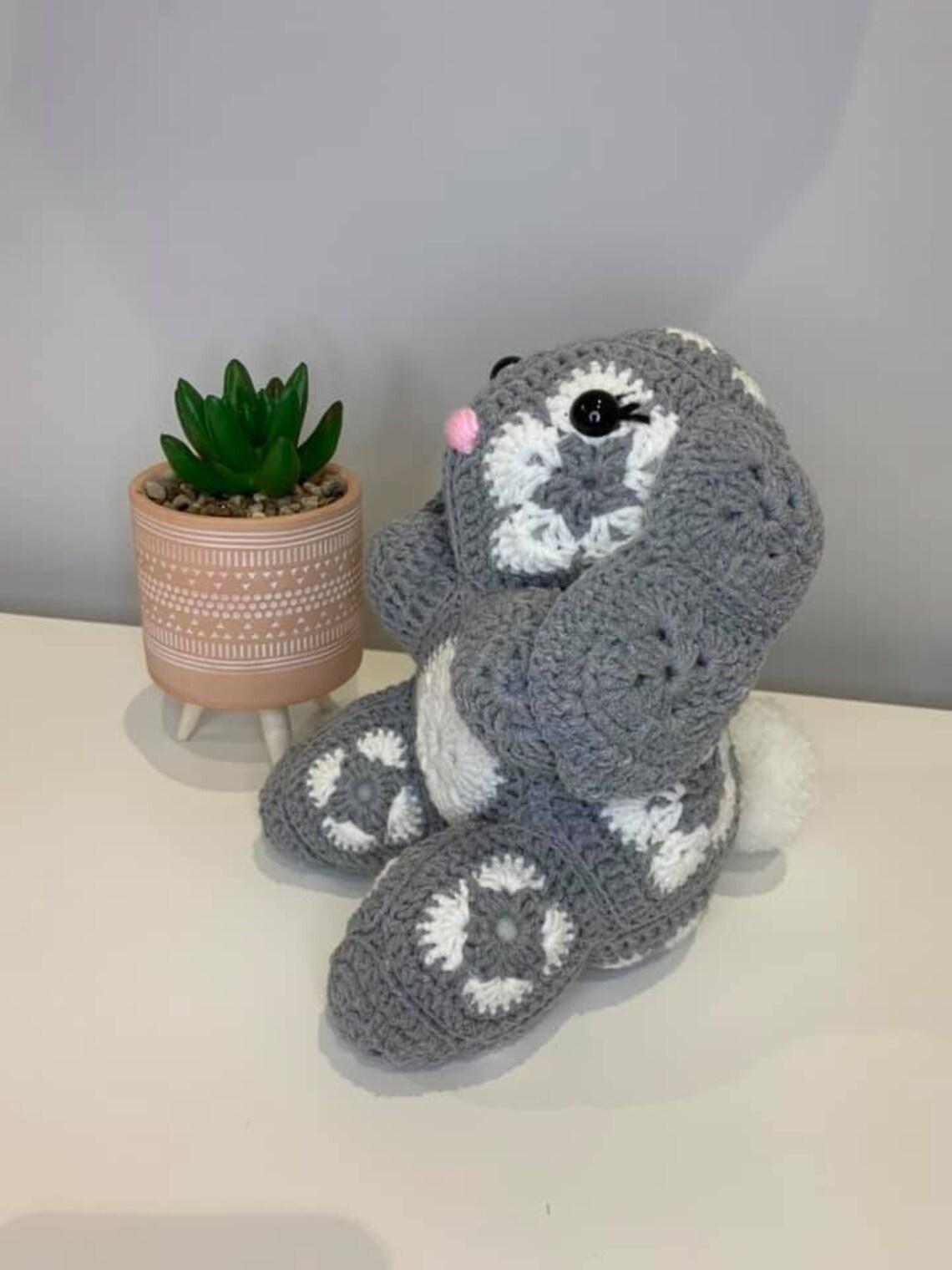 Rebecca the African Flower Rabbit Crochet Pattern Pdf - Etsy