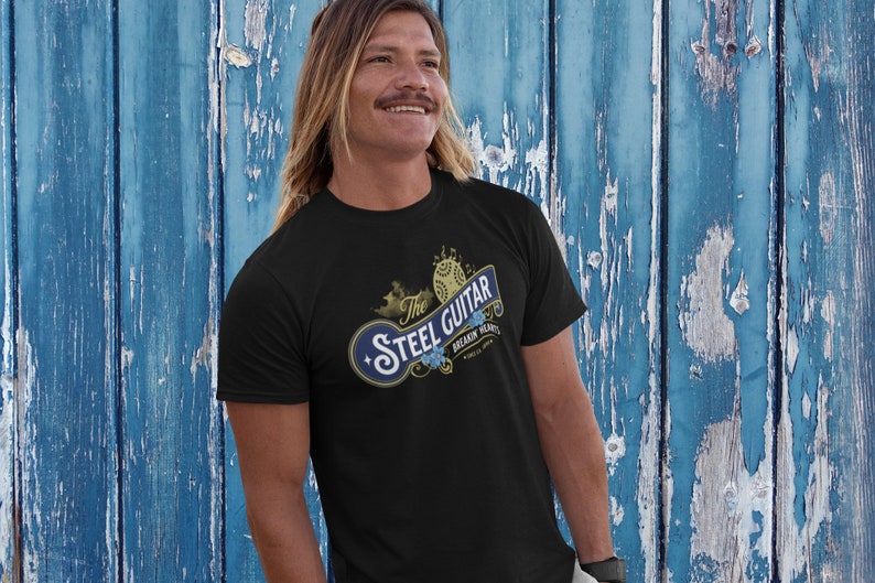 Steel Guitar Tshirt Breakin Hearts Since 1890 Men's Classic Country