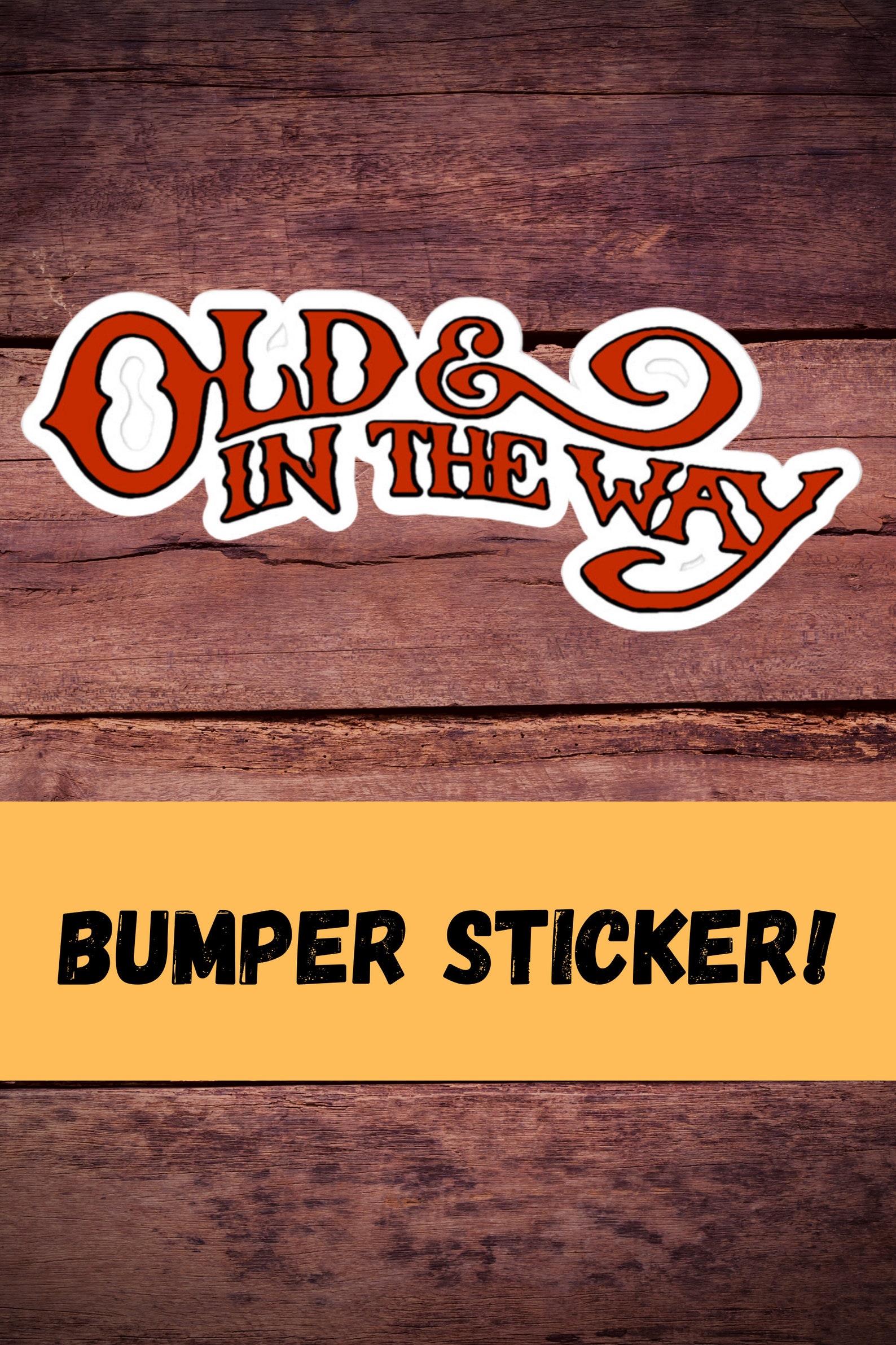 Old and in the way bumper sticker bluegrass jerry garcia david grisman