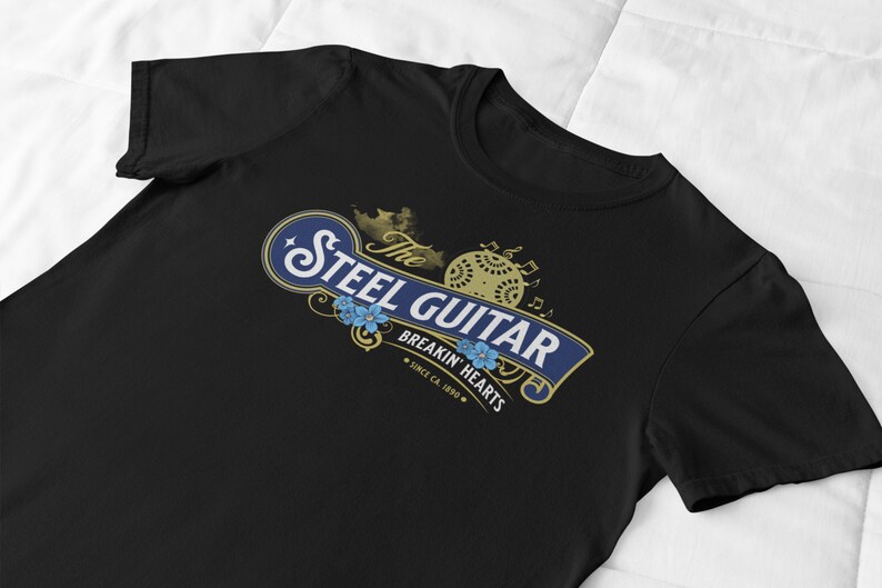 Steel Guitar Tshirt Breakin Hearts Since 1890 Men's Classic Country