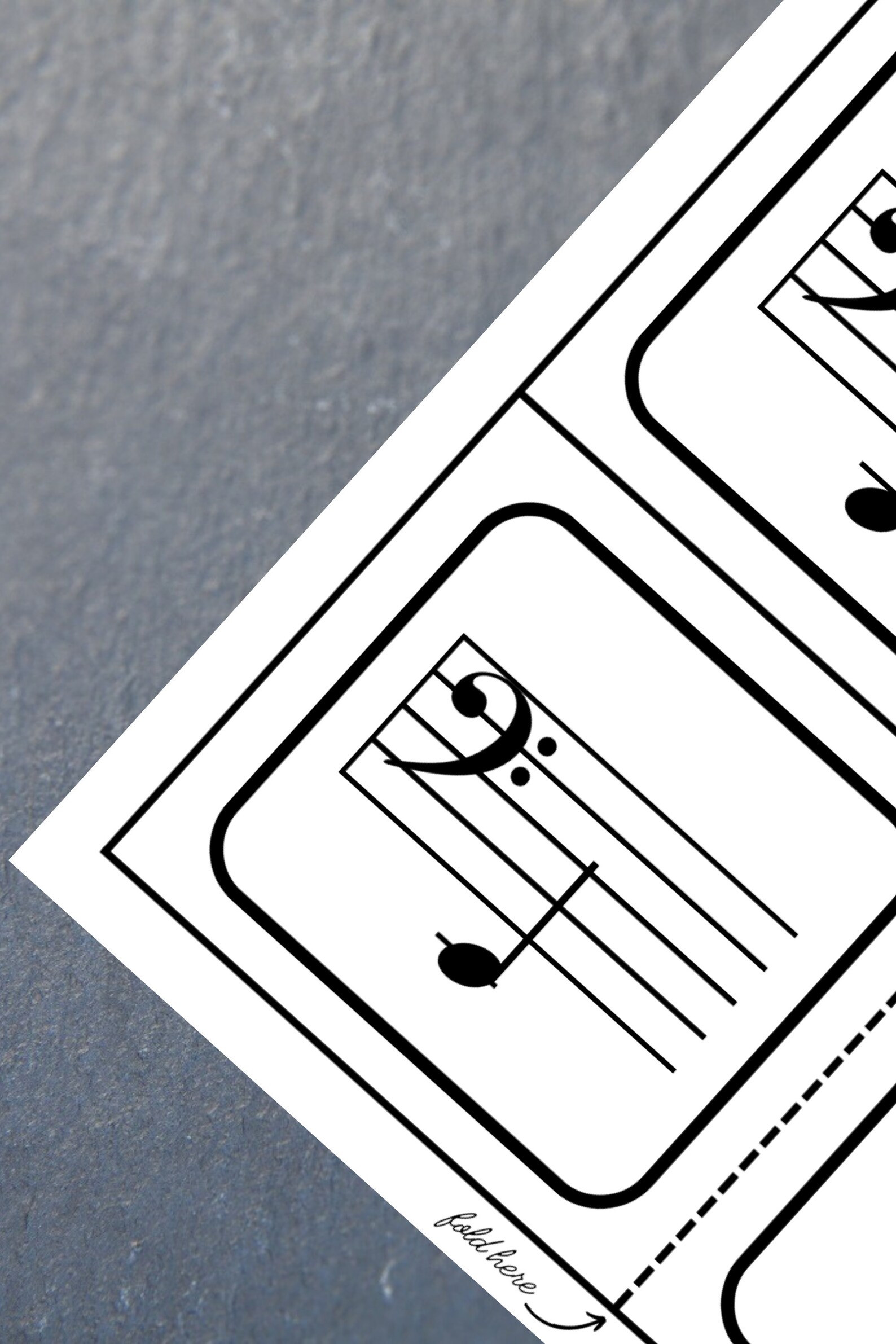 Printable Music Note Flash Cards Bass Clef Printable Flashcards