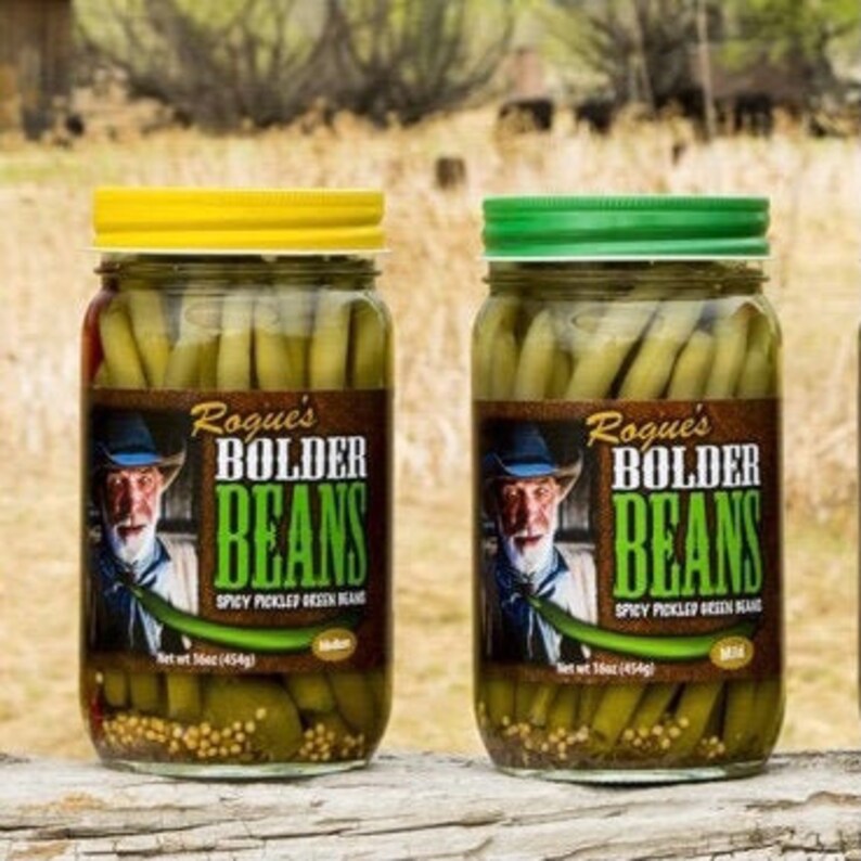 2 Pack Pickled Green Bean Vegetables by Bolder Beans dilly Beans Etsy