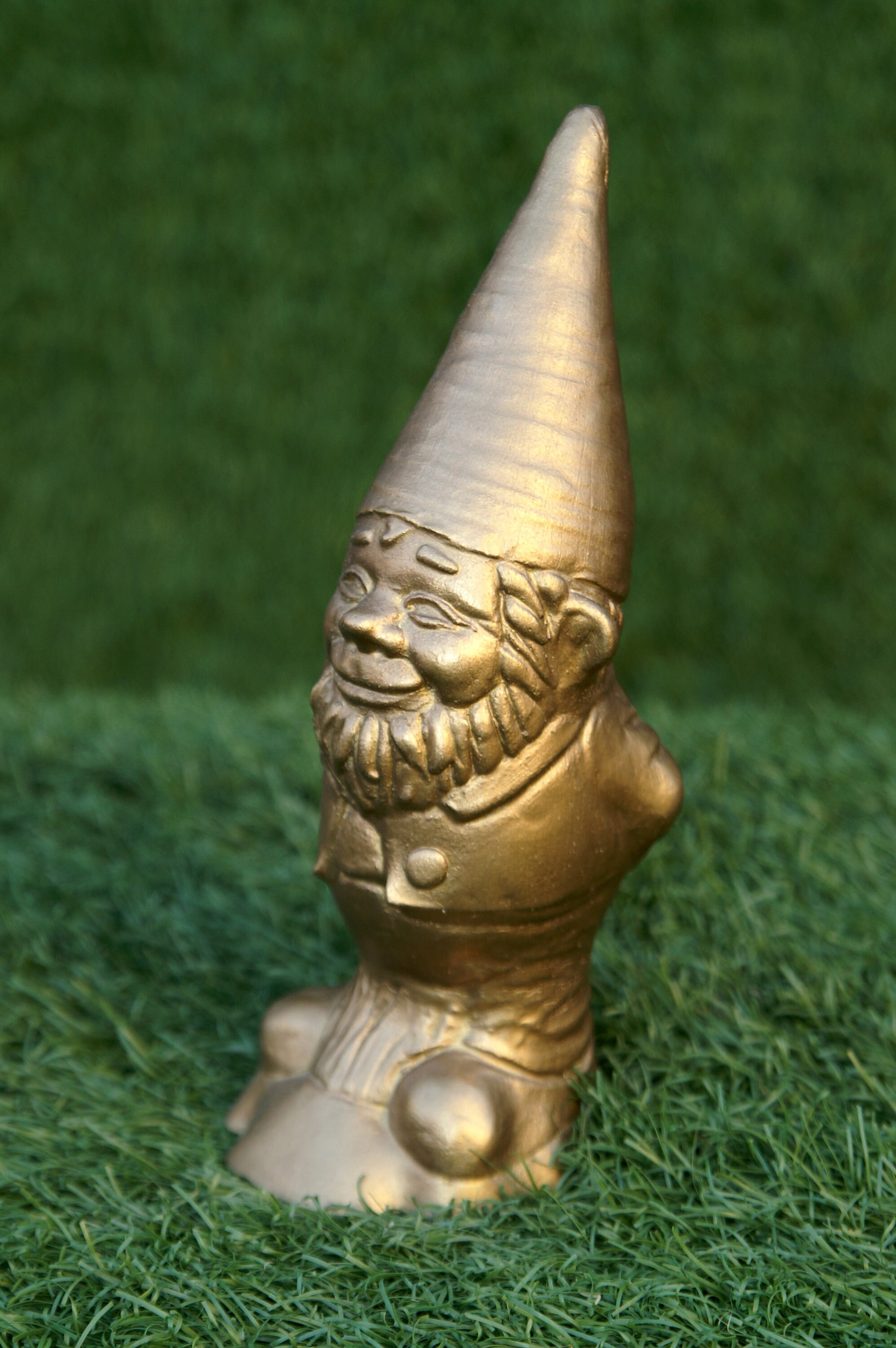 Nain en Béton Coloris Bronze à Poser