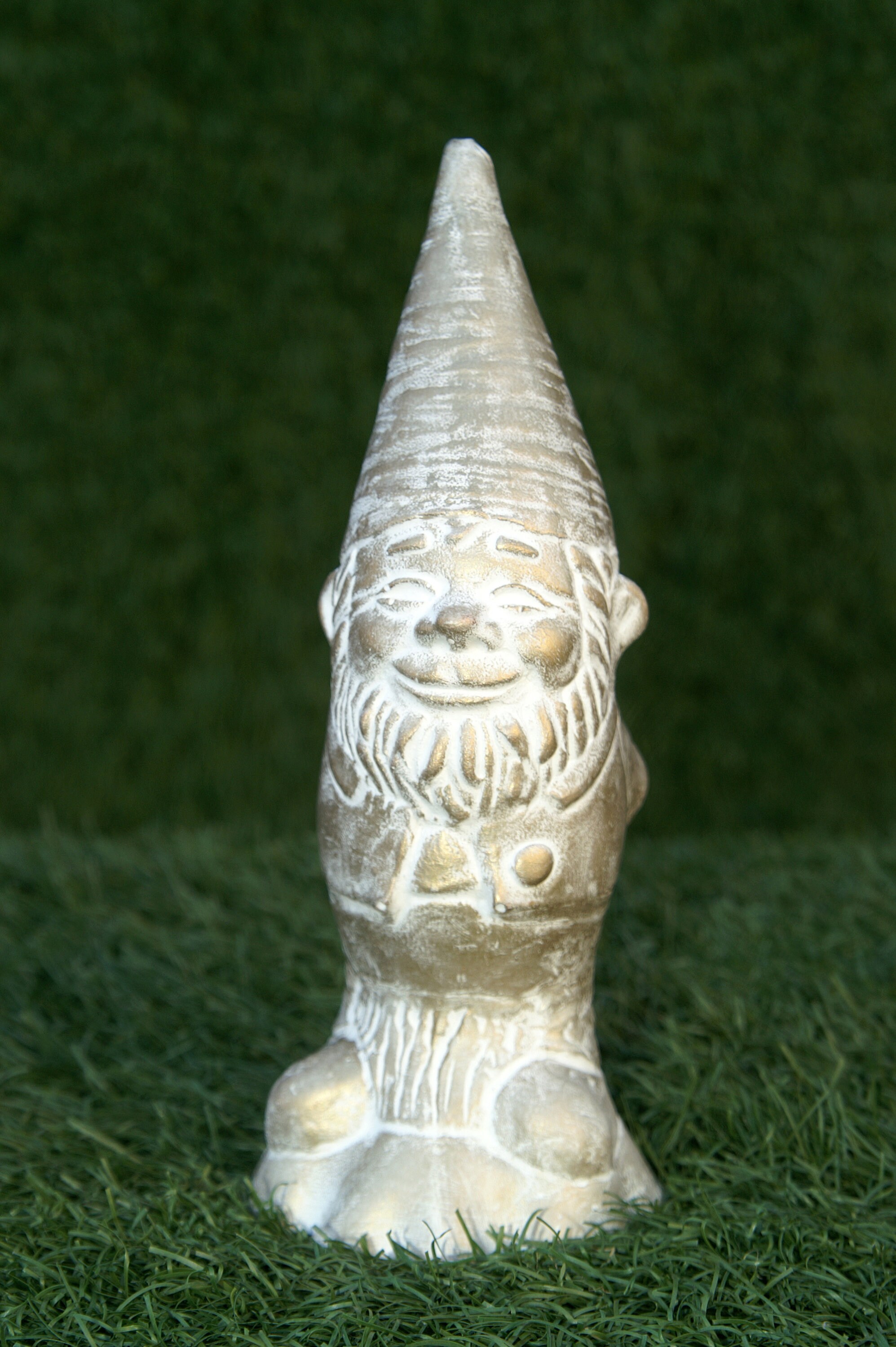 statuette Nain en Béton, Peinture Polaire à Poser