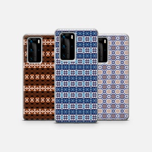 Scandinavian Christmas Motif Traditional Ornament Case for Huawei Mate 20 30 40 Pro X Pro+ plus P10 P20 P30 P40 P9 lite