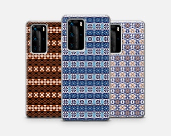 Scandinavian Christmas Motif Traditional Ornament Case for Huawei Mate 20 30 40 Pro X Pro+ plus P10 P20 P30 P40 P9 lite