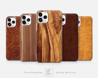 Wooden Print Case iPhone 16 Plus 15 14 13 12 mini 11 Pro Max X Xs 8 7 • Wood Pattern, Natural Wood Look, Wood Texture Case
