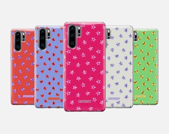 Aesthetic Star Pattern Case Huawei P50 P40 Pro, P30 lite, Mate 40, Xiaomi Redmi Note, OnePlus 11, 10, Oppo, Vivo Casing •