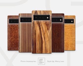 Holz Druckhülle für Google Pixel 9 Pro, Realistischer Holz Look Pixel 8, Pixel 6 Pro Case, Holz Textur Pixel 7 Hülle, Google Pixel Hülle
