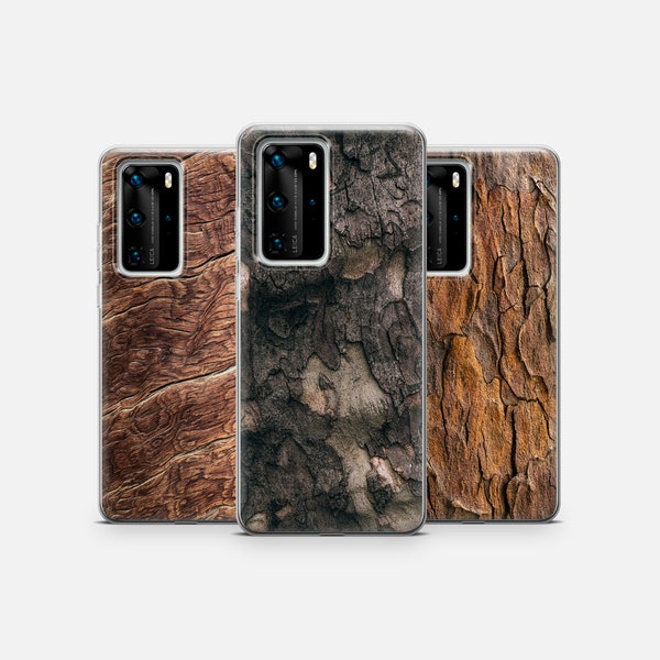 Wooden Case Old Tree Bark Texture Woody Vines for Huawei Mate 20 30 40 Pro X Pro+ plus P10 P20 P30 P40 P9 lite E L73