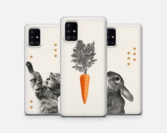 Hase Handyhülle Ästhetisches süßes Kätzchen Handyhülle Samsung S24 S23 Ultra S22 S21+ Galaxy Note •
