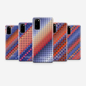 Retro Popart Gradient Phone Case Samsung S24 S23 Ultra S22 S21+ Galaxy Note •