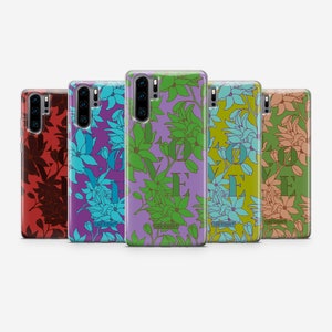 Love Letters on Bright Damask Floral Pattern Case for Huawei Mate 20 30 40 Pro X Pro+ plus P10 P20 P30 P40 P9 lite E L29