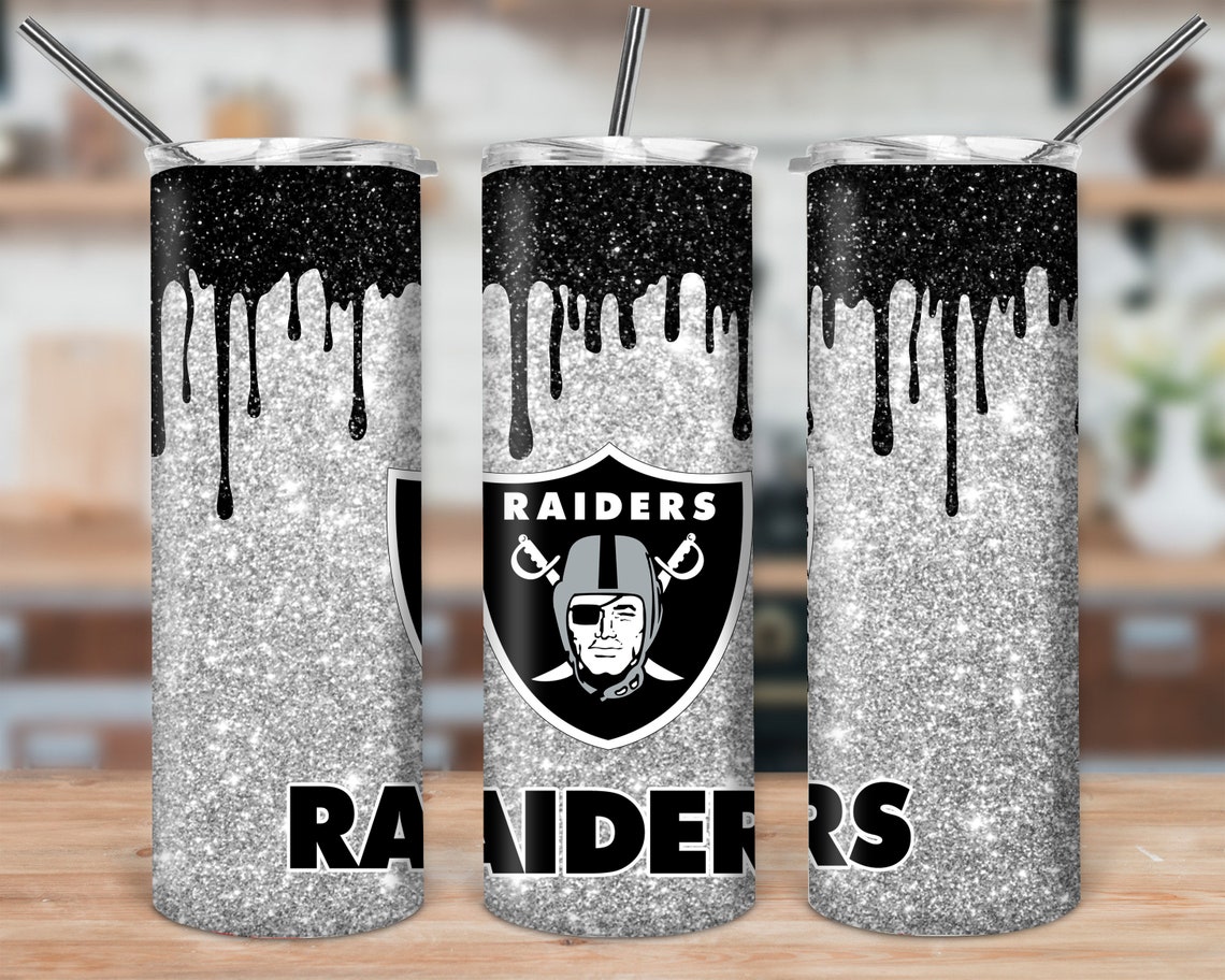 Oakland Raiders Tumbler NFL Football Logo Team Tumbler Etsy
