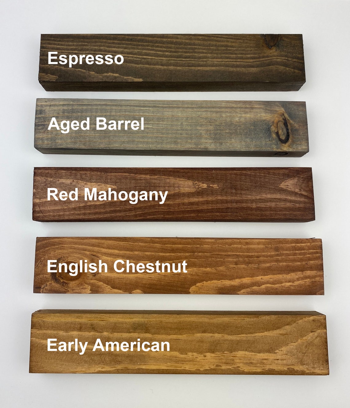 Stained Wood Blanks/10 Blank Wood for Crafting Etsy