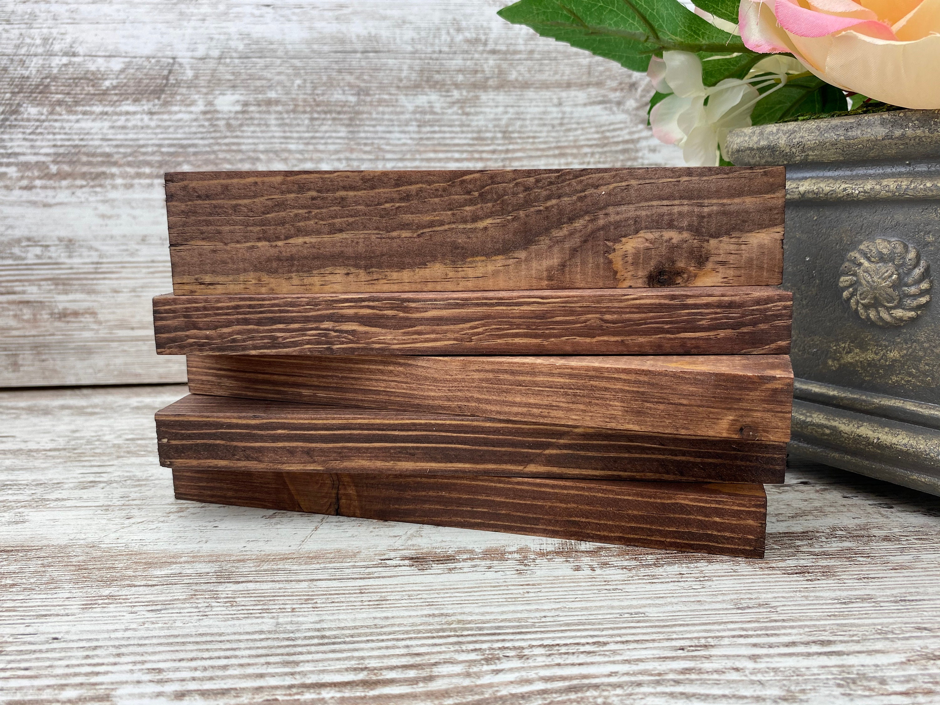 Bulk Stained Wood Blanks/Wood for Crafting/Wood Block/ Small Etsy