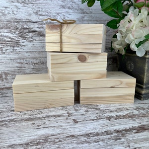 Blank Mini Book Stacks/ 4 sets of 3 Books/Unfinished Books/Tiered Tray DIY Decor/Wood Crafts