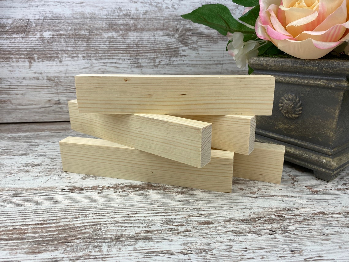 Bulk Unfinished Wood/Sign Blanks/Wood Block/8 Small Etsy