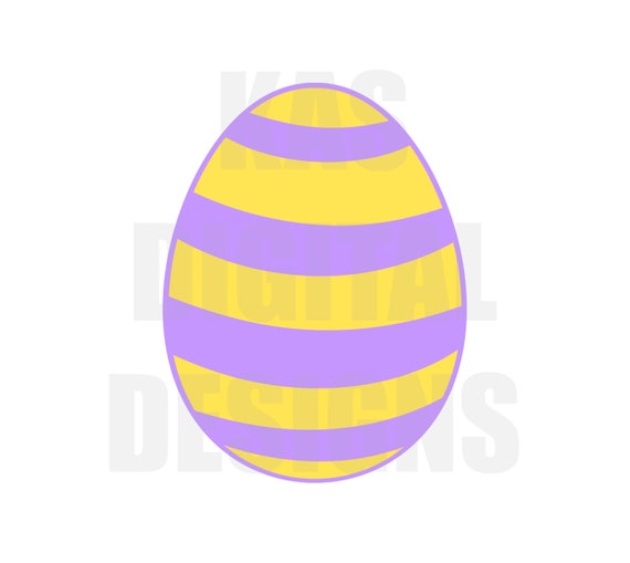 Yellow Colorful Easter Egg PNG Clipairt Picture