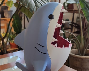 Shark plant pot / planter inspired in Final Fantasy XIV 3d printed in PLA