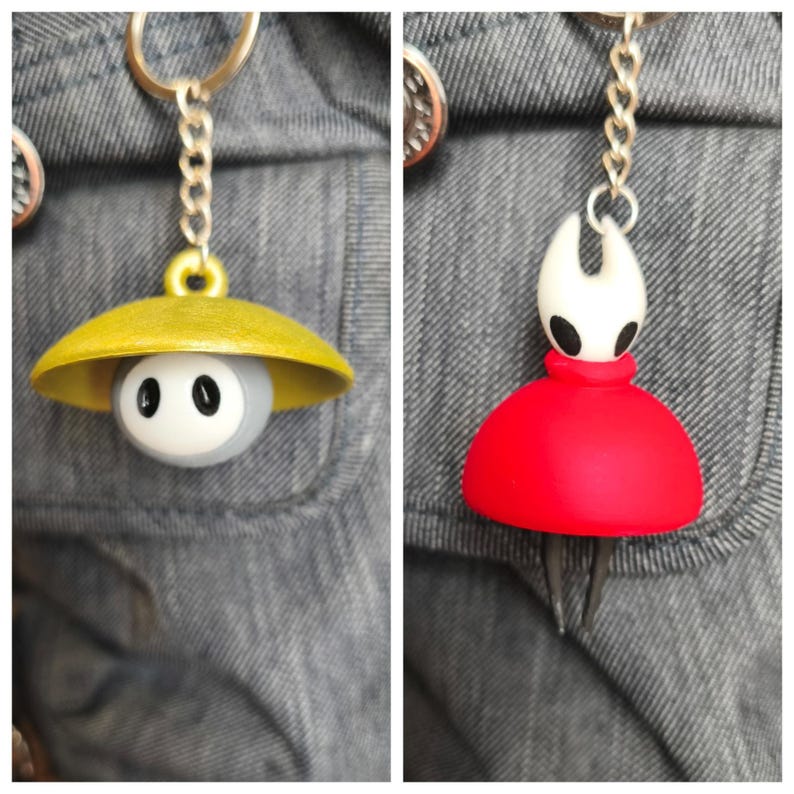 Hollow Knight, Hornet, Sherma, keychain inspired in Hollow Knight Silksong videogame image 2