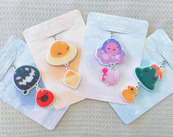 Slime rancher keychain slime + food/toy order your desired slime.