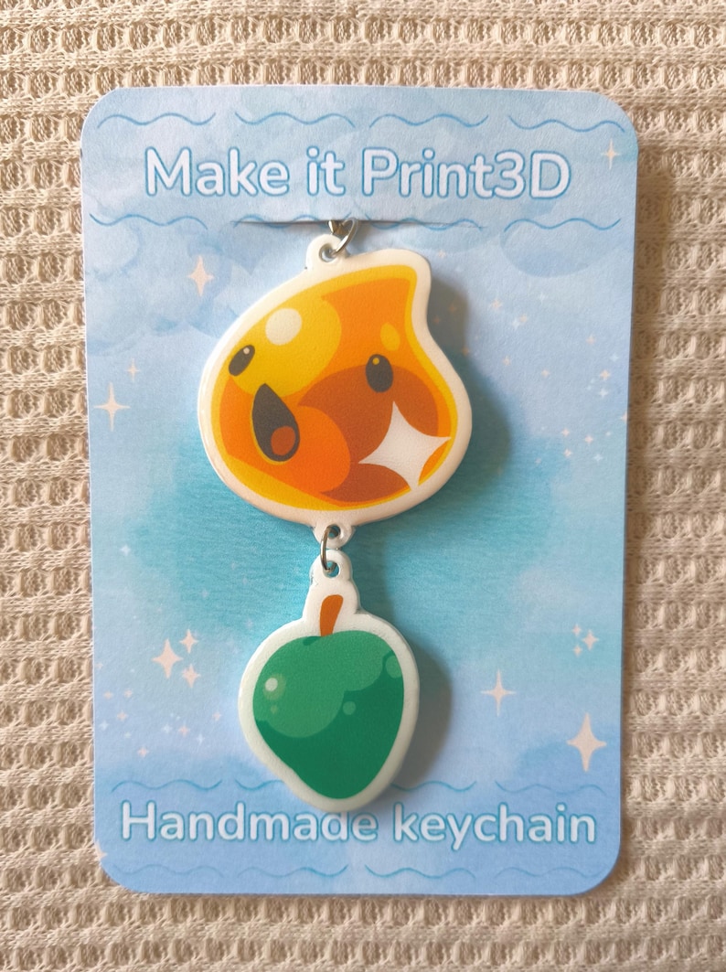 Slime rancher keychain slime + food/toy order your desired slime. Golden Slime SC