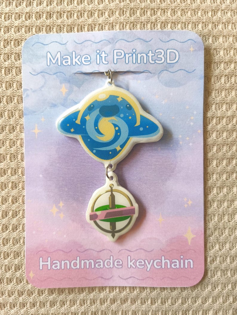 Slime rancher keychain slime + food/toy order your desired slime. Nebula Slime SC