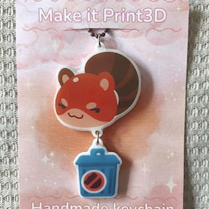 Slime rancher keychain slime + food/toy order your desired slime. Ringtail Slime SC
