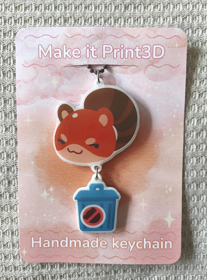 Slime rancher keychain slime + food/toy order your desired slime. Ringtail Slime SC