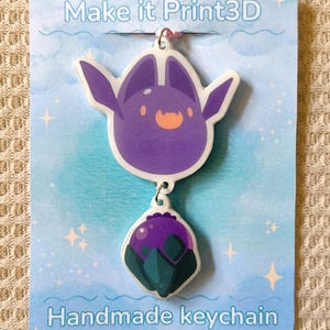 Slime rancher keychain slime + food/toy order your desired slime. Batty Slime SC