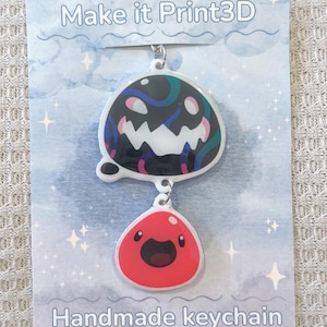 Slime rancher keychain slime + food/toy order your desired slime. imagen 2